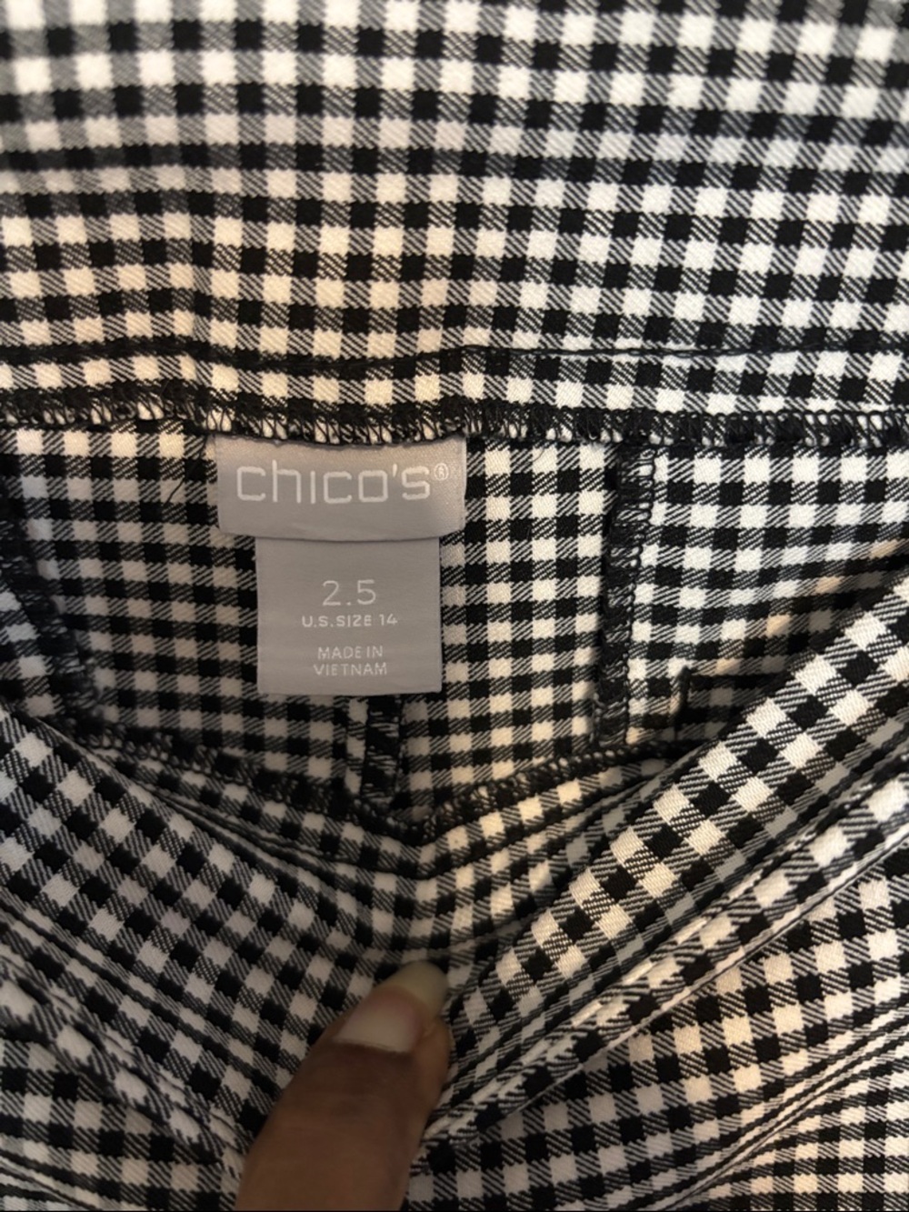 Chico's Gingham Shorts